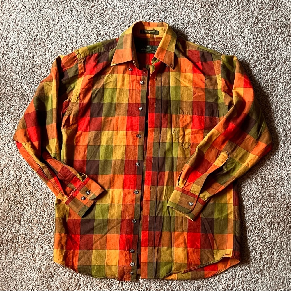 FALL BUTTON UP OVERSIZED FLANNEL 🍂🍁🧡